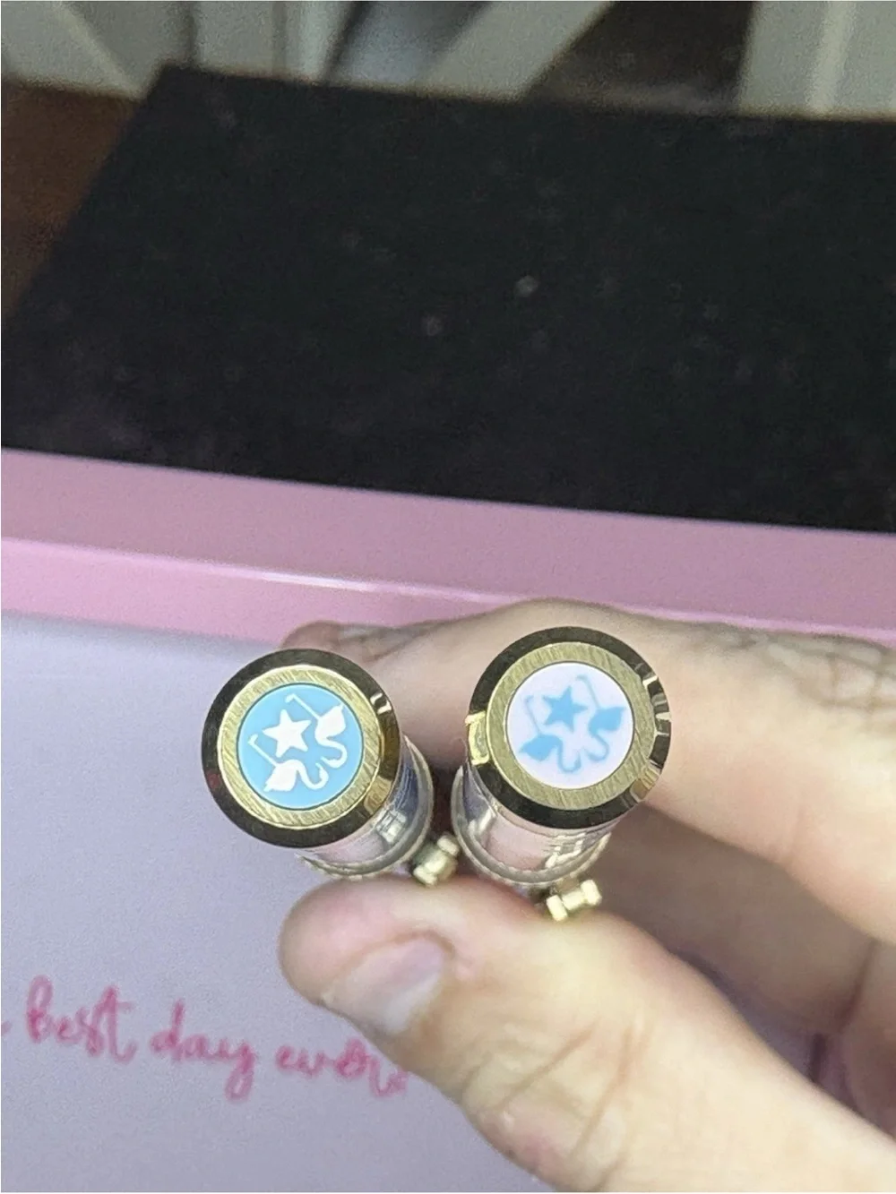 Montegrappa Barbie & Ken Limited Edition Fountain Pen Set 14K Gold Nib New